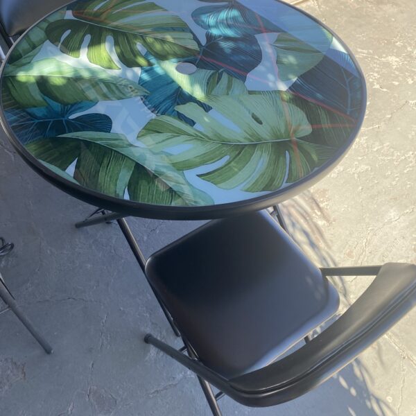 Patio table with 2 chair