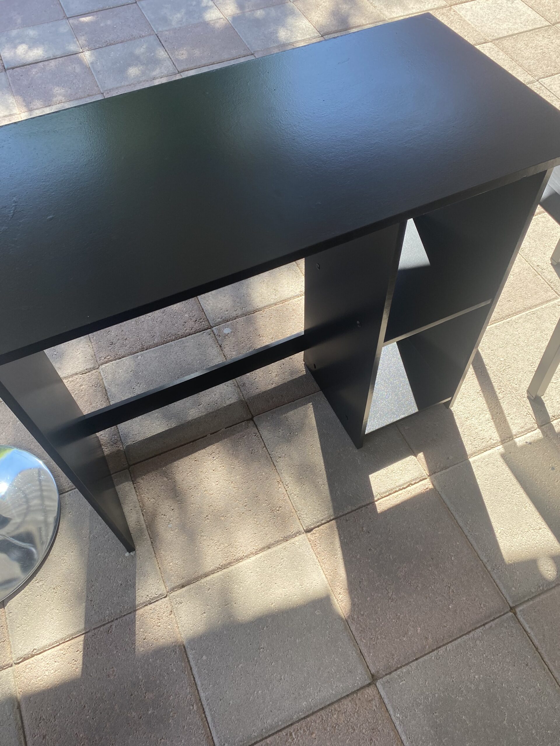 IMG_6426 Black office Desk - Image 1