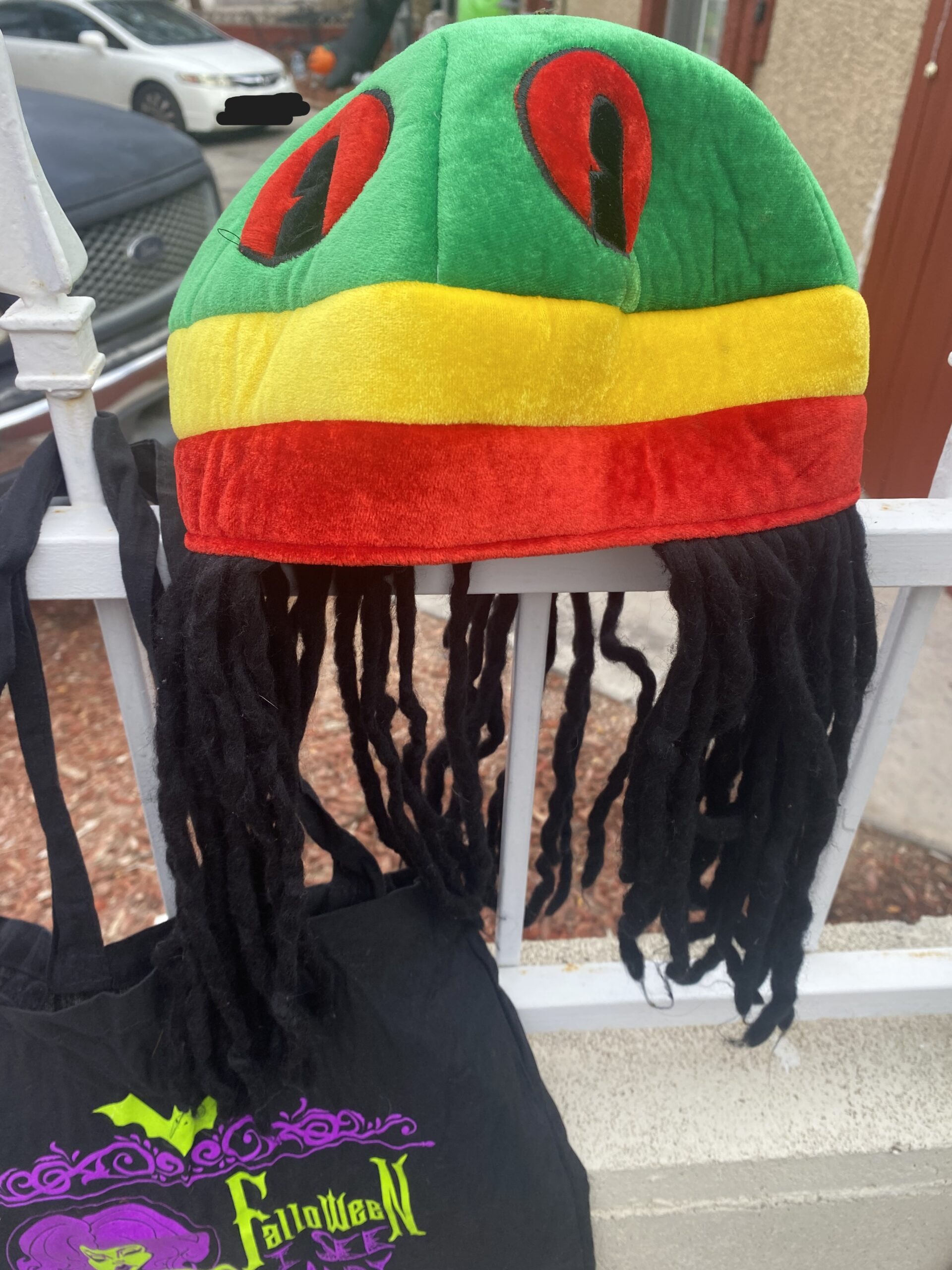 IMG_653k Bob Marley Reggae Rasta Beanie Wig Hat Unisex Adult - Image 1
