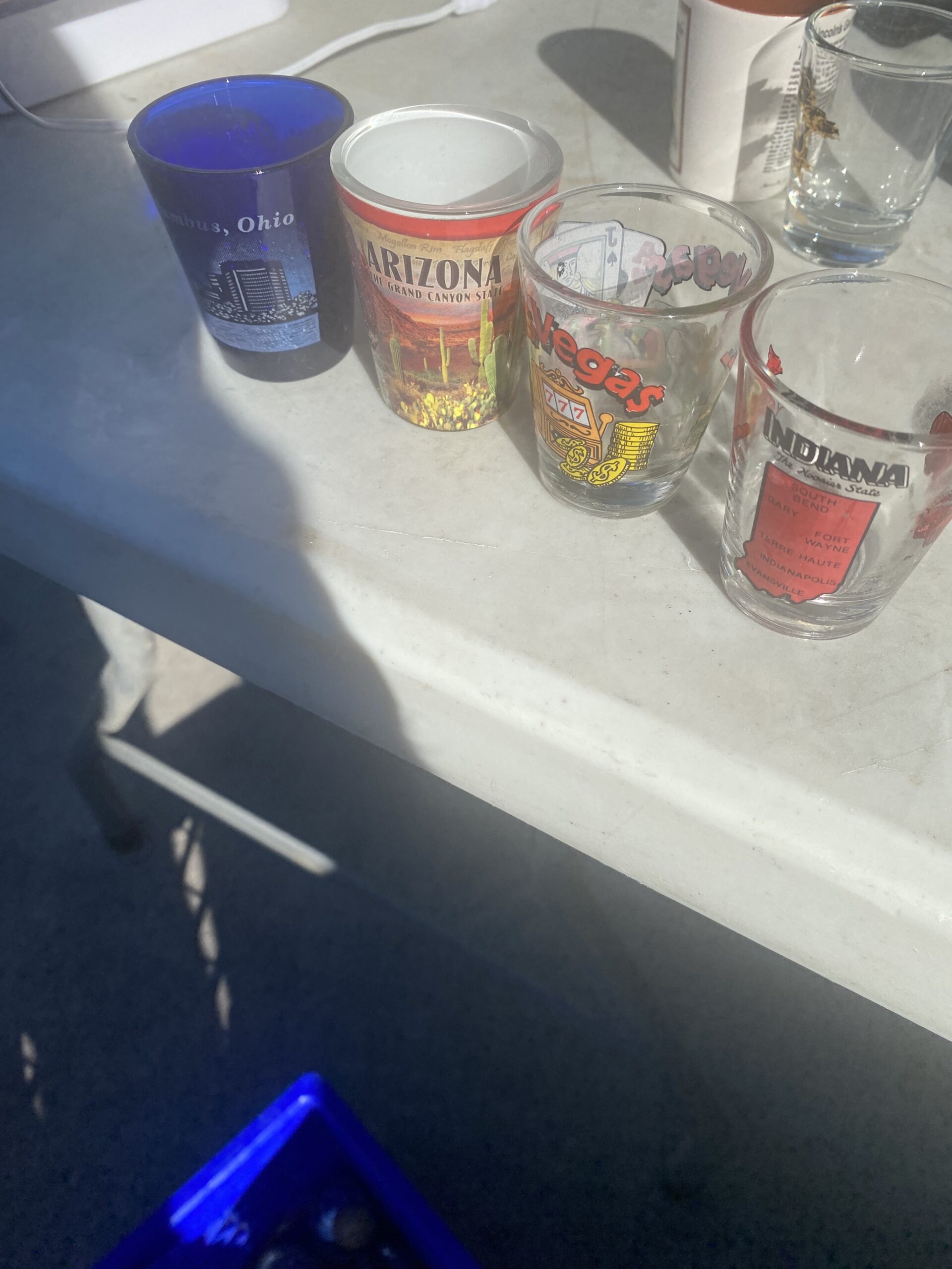 IMG_6647 Stamp Design Shot Glass- Set of 4 - Image 1